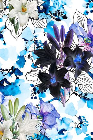 流行时尚印花华亿平台图片