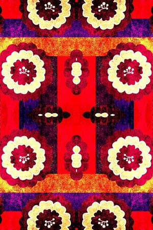 复古印花华亿平台图片