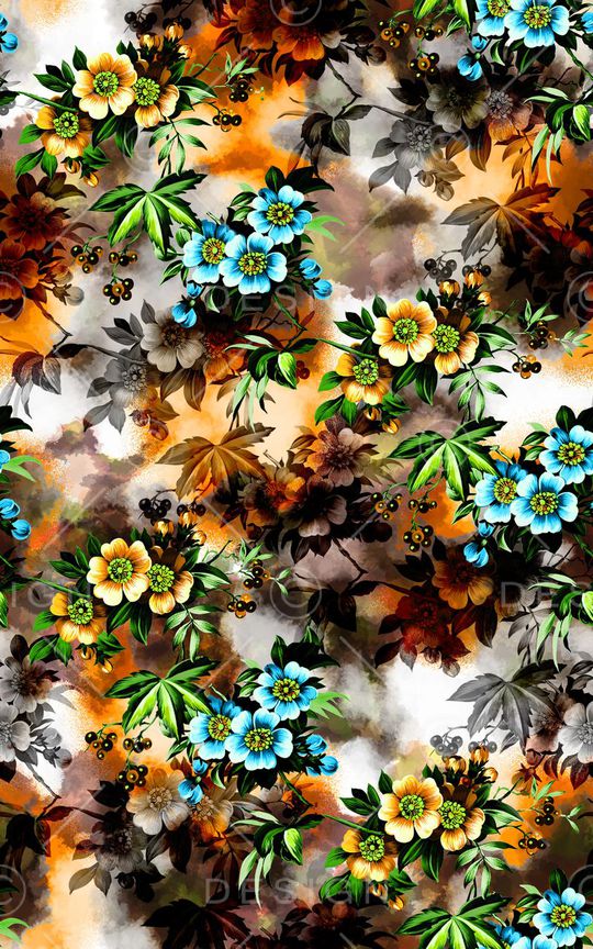 满地印花印花华亿平台图片