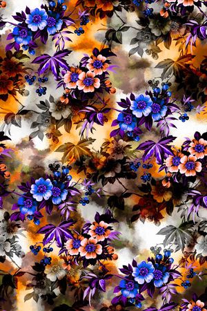 满地印花印花华亿平台图片