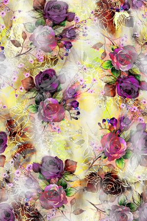 抽象印花华亿平台图片