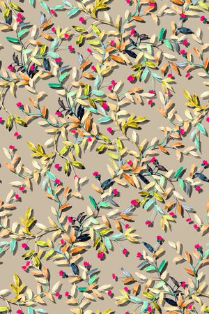 手绘印花华亿平台图片