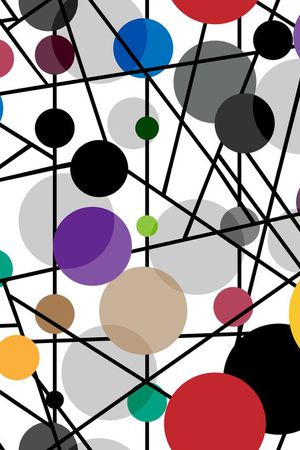 几何印花华亿平台图片