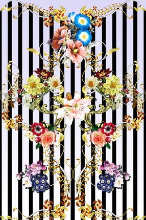 时尚印花华亿平台图片