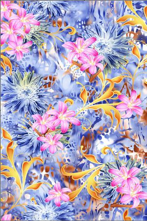 抽象印花华亿平台图片