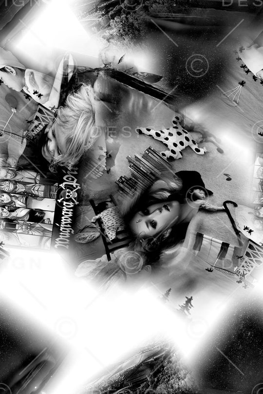 黑白灰印花华亿平台图片