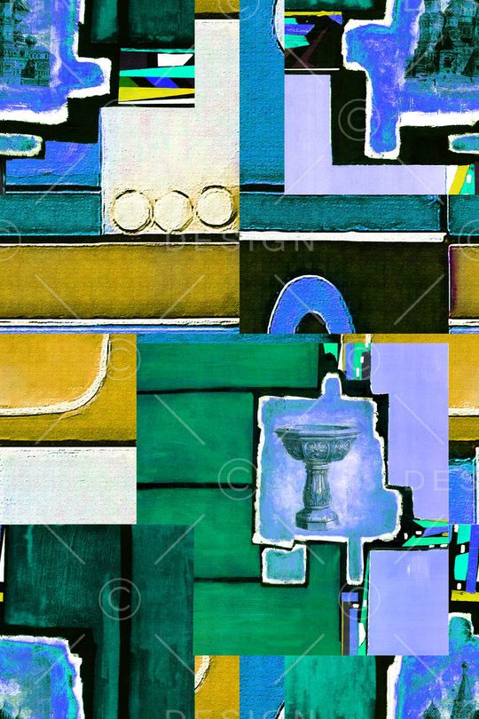 抽象印花华亿平台图片