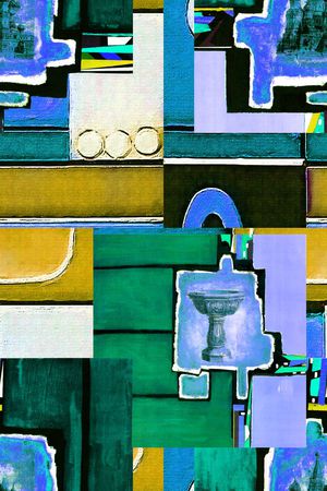 抽象印花华亿平台图片