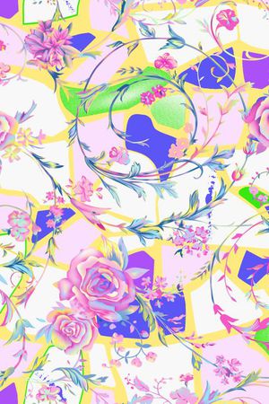 粉嫩印花华亿平台图片