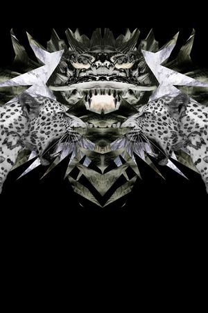 潮流时尚印花华亿平台图片