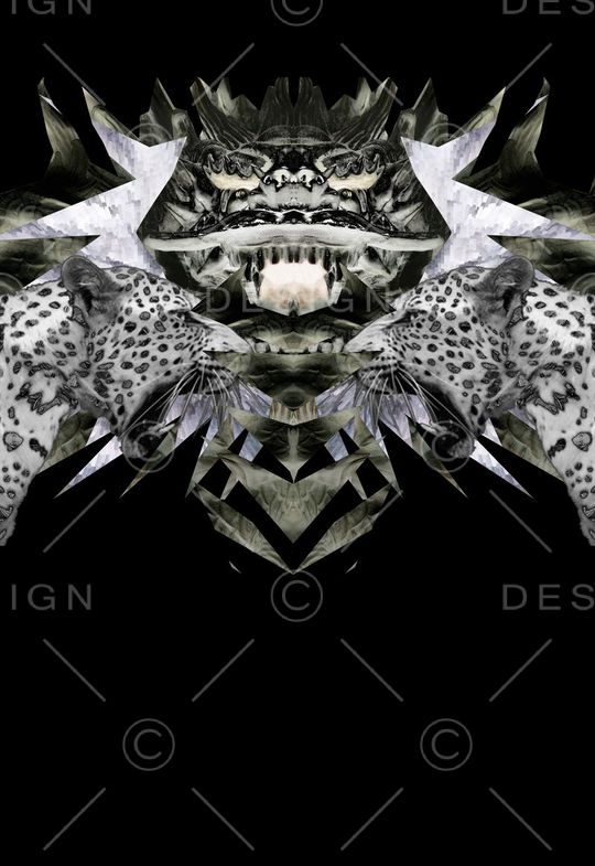 潮流时尚印花华亿平台图片