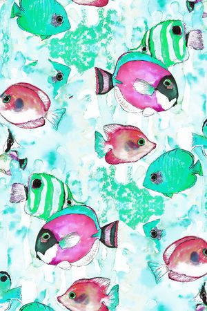 清新印花华亿平台图片