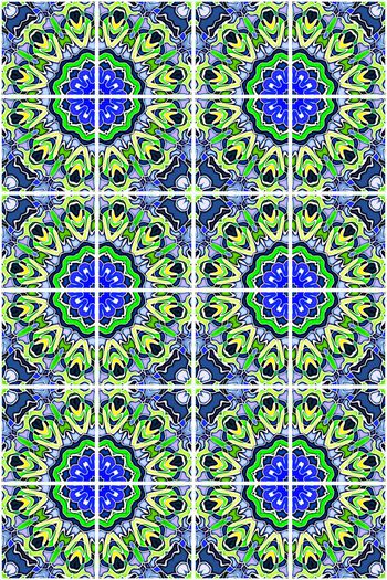 477080-民族风中东土耳其风格瓷砖花纹秋冬女