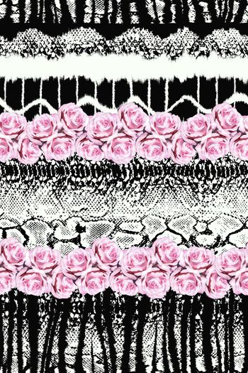 477089-蛇皮纹加玫瑰花组