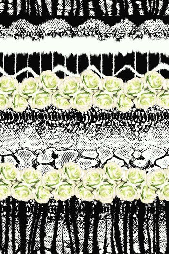 477090-蛇皮纹加玫瑰花组