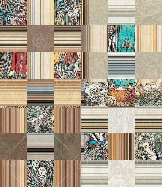 壁画印花华亿平台图片