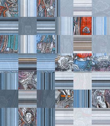 477119-复古中国风人物永乐宫壁画解构几何条