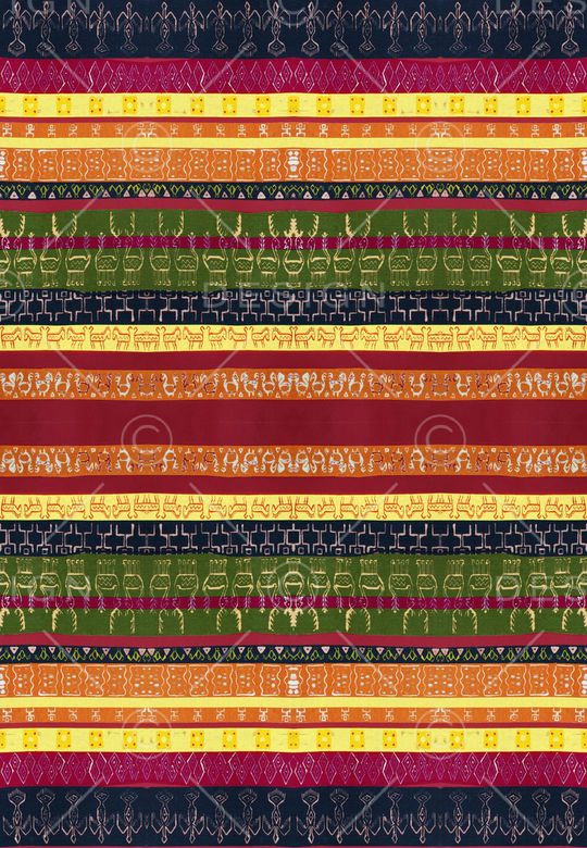 Ikat印花华亿平台图片