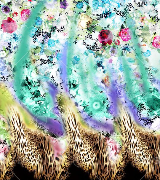 MAX-定位欧美民族风印花华亿平台图片