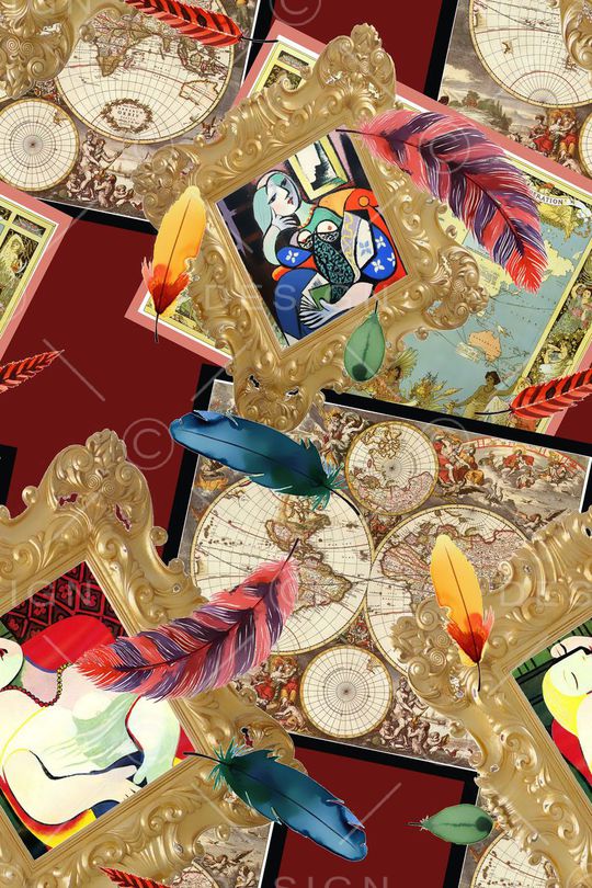 地图印花华亿平台图片