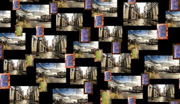 477223-时尚潮流风景照片墙花卉