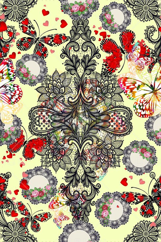 潮流元素印花华亿平台图片