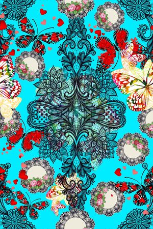 潮流元素印花华亿平台图片