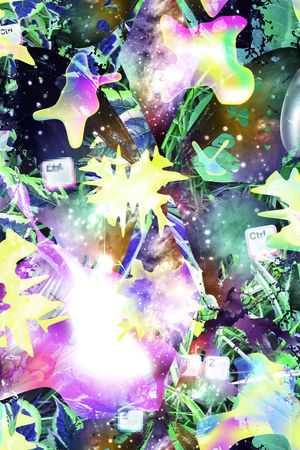 键盘印花华亿平台图片