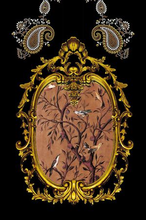 欧式宫廷风印花华亿平台图片