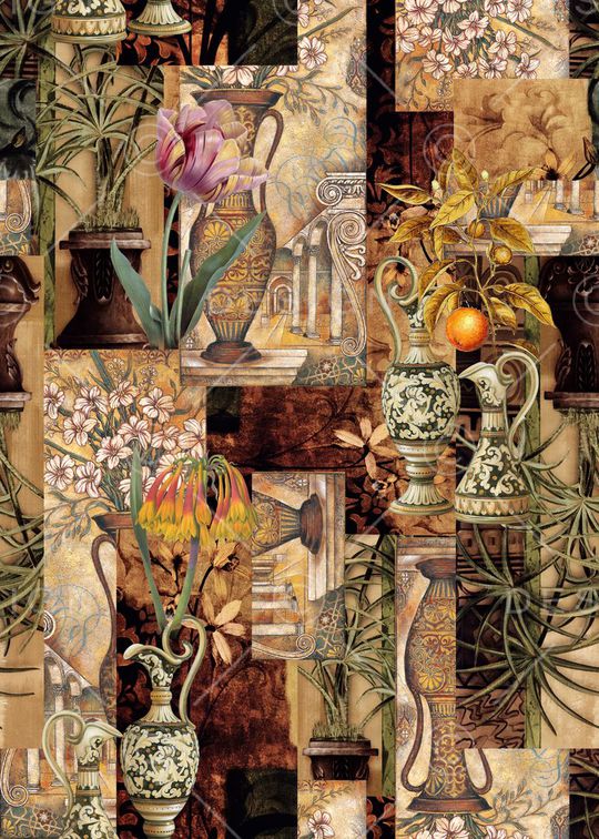 抽象印花华亿平台图片