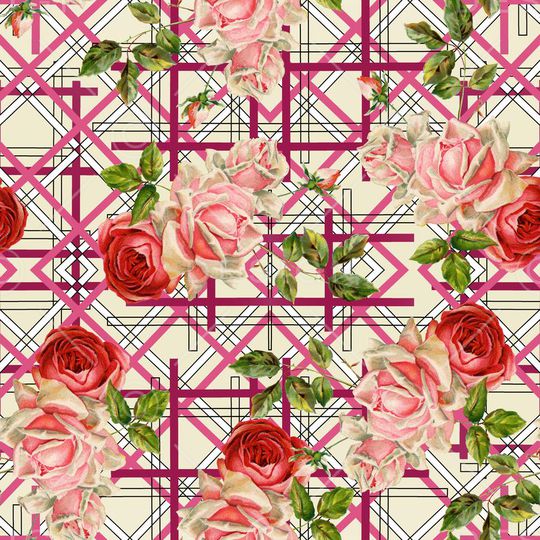 几何印花华亿平台图片