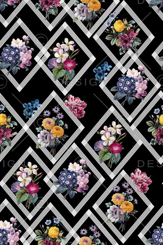 几何框印花华亿平台图片