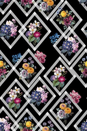 几何框印花华亿平台图片