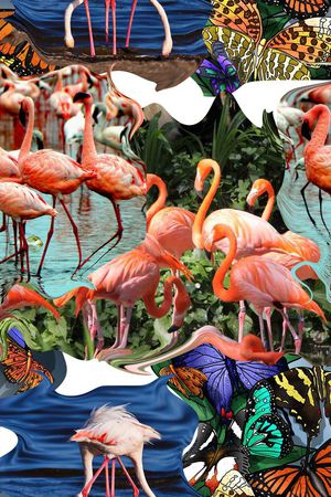 复古印花华亿平台图片