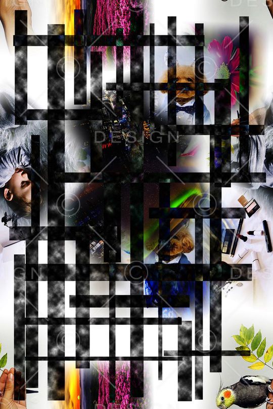 抽象印花华亿平台图片