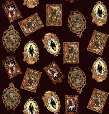 477696-潮流时尚大牌男装D&G风格复古画框