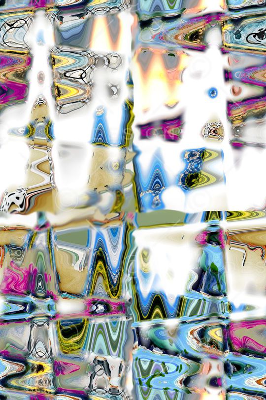 抽象印花华亿平台图片