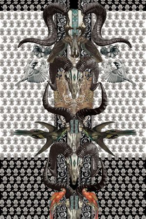 潮流时尚印花华亿平台图片