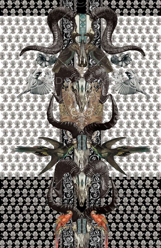 潮流时尚印花华亿平台图片