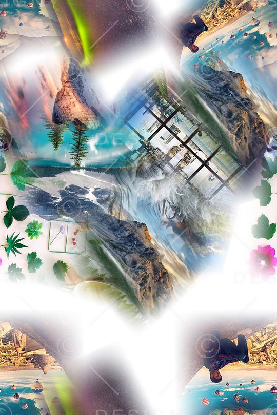 时尚印花华亿平台图片