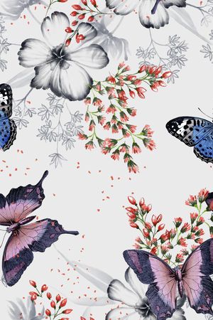 水墨印花华亿平台图片