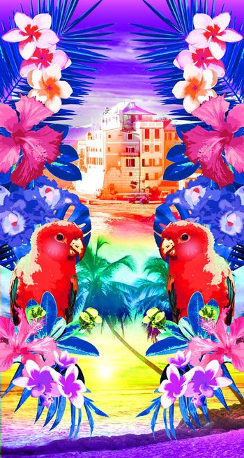 477915-可愛熱帶鸚鵡