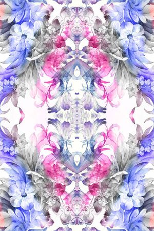 淡雅印花华亿平台图片