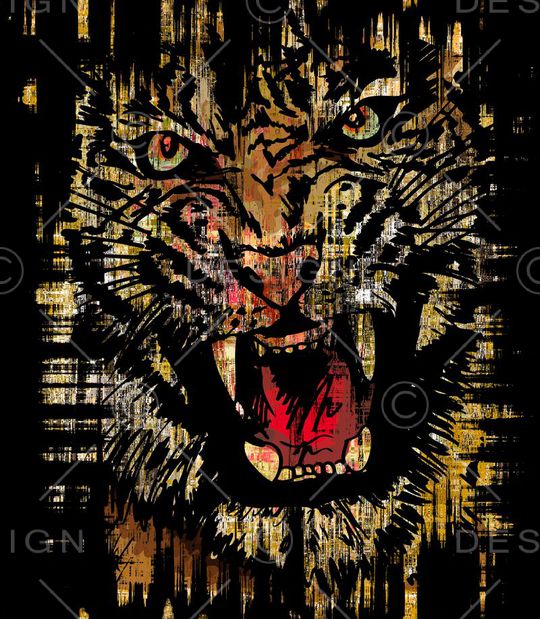 笔触印花华亿平台图片