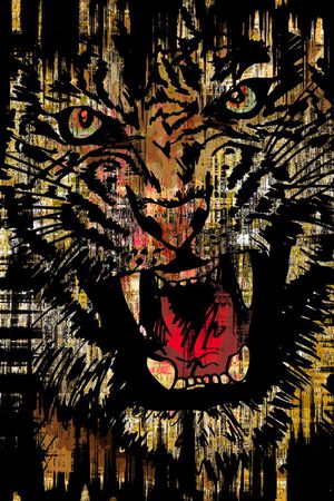 笔触印花华亿平台图片