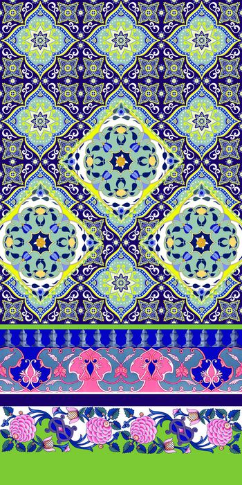 477979-民族风土耳其风格复古花草装饰花纹女