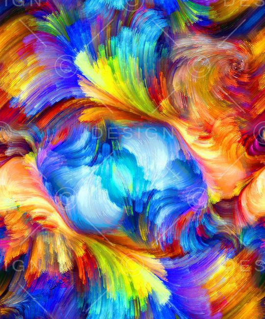 抽象印花华亿平台图片