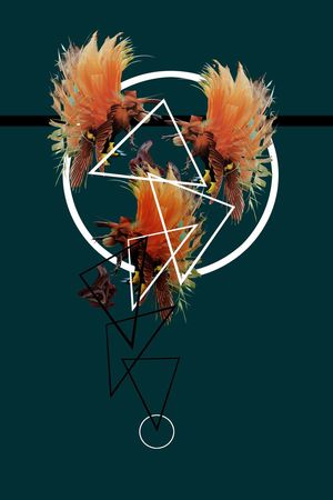 抽象印花华亿平台图片