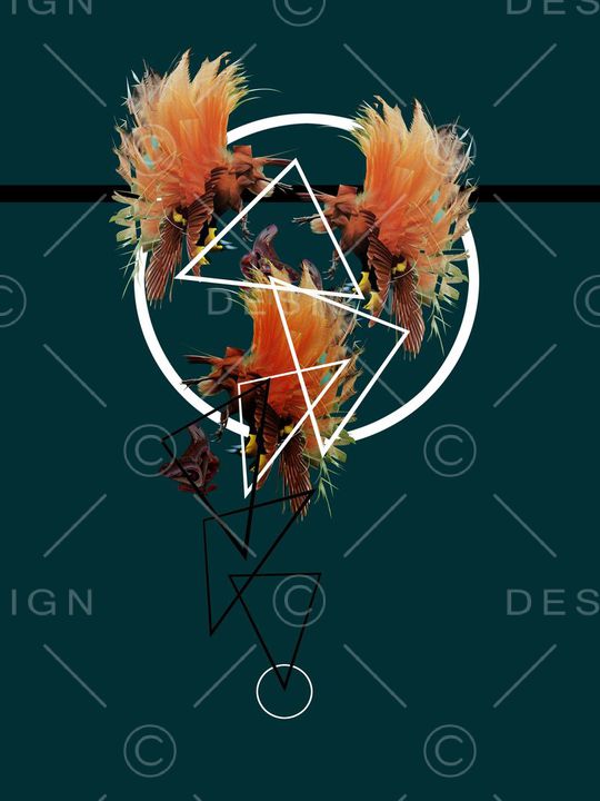 抽象印花华亿平台图片