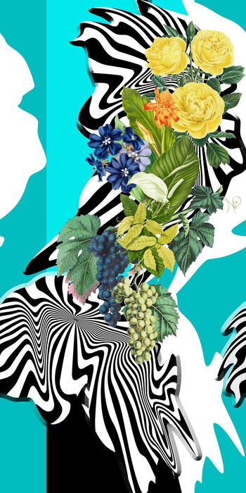 478122-几何色块拼缀花卉水果花卉女装定位花